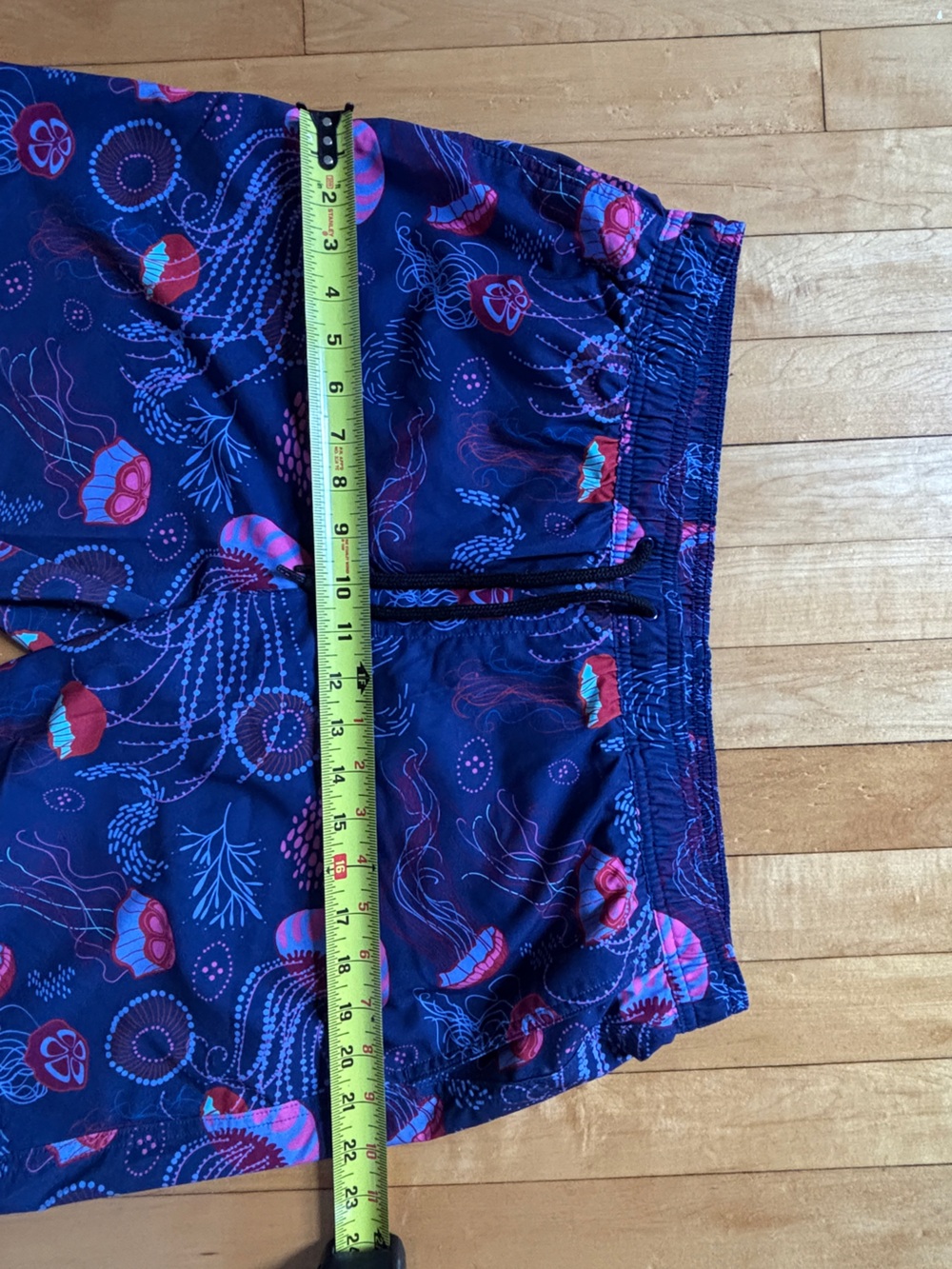 Jellyfish Men’s XL Bathing Suit | MeUndies Blue Purple Swim Trunks Beach Shorts - Picture 11 of 15